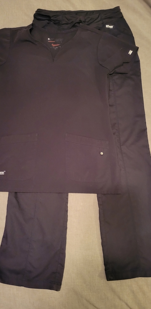 Black Grey's Anatomy Scrub Set